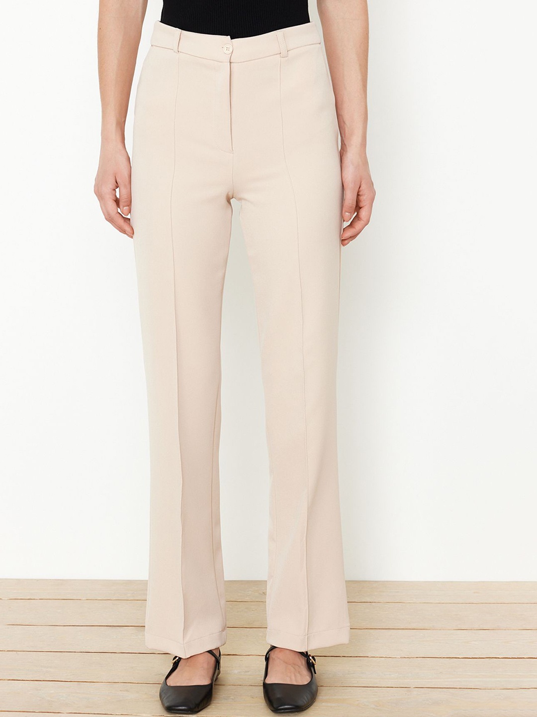 

Trendyol Women Regular Trouser, Beige