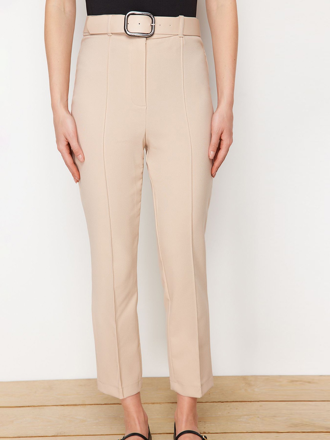 

Trendyol Women Regular Trouser, Beige