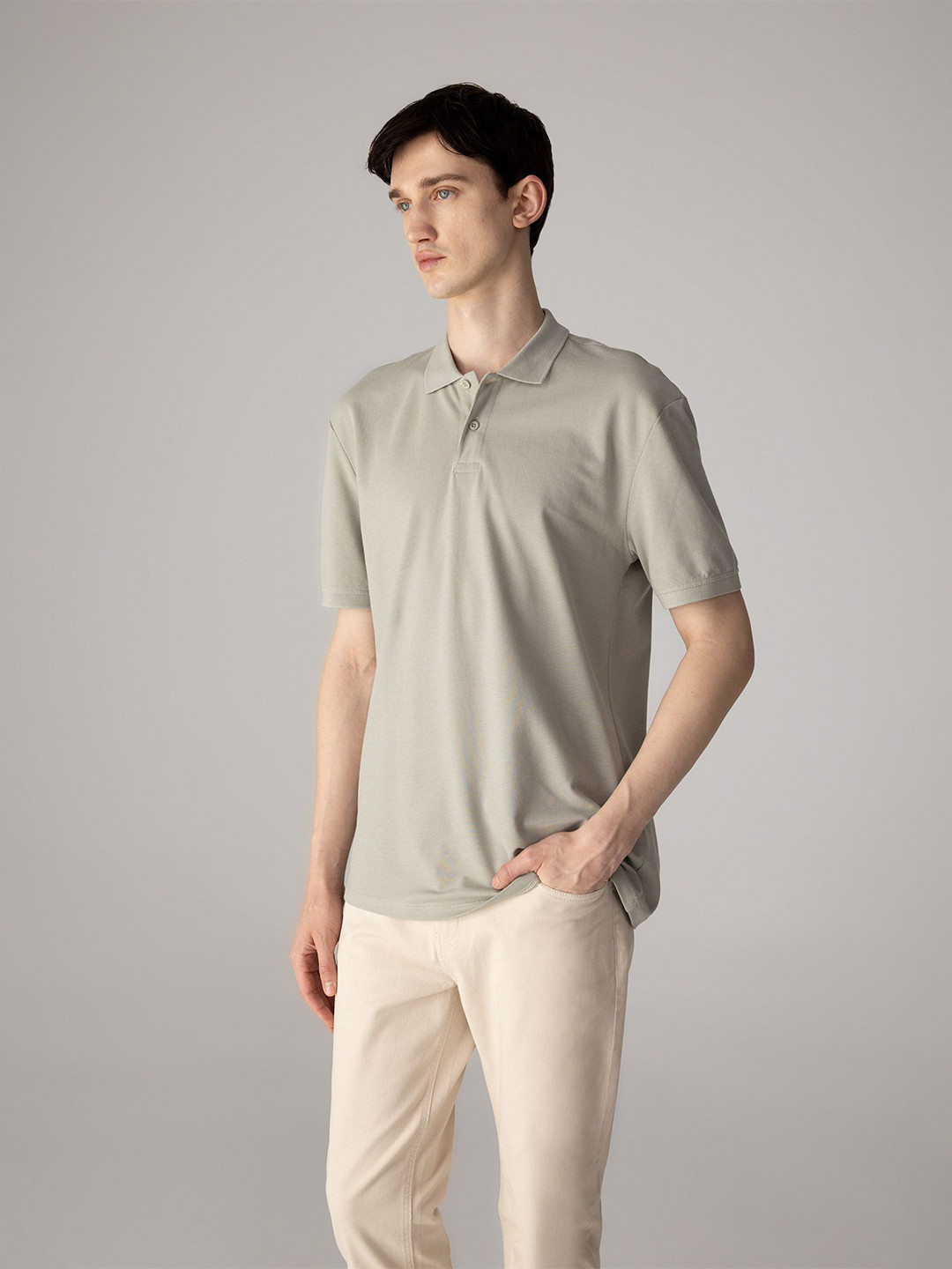 

DeFacto Men Drop-Shoulder Sleeves Pockets T-shirt, Na