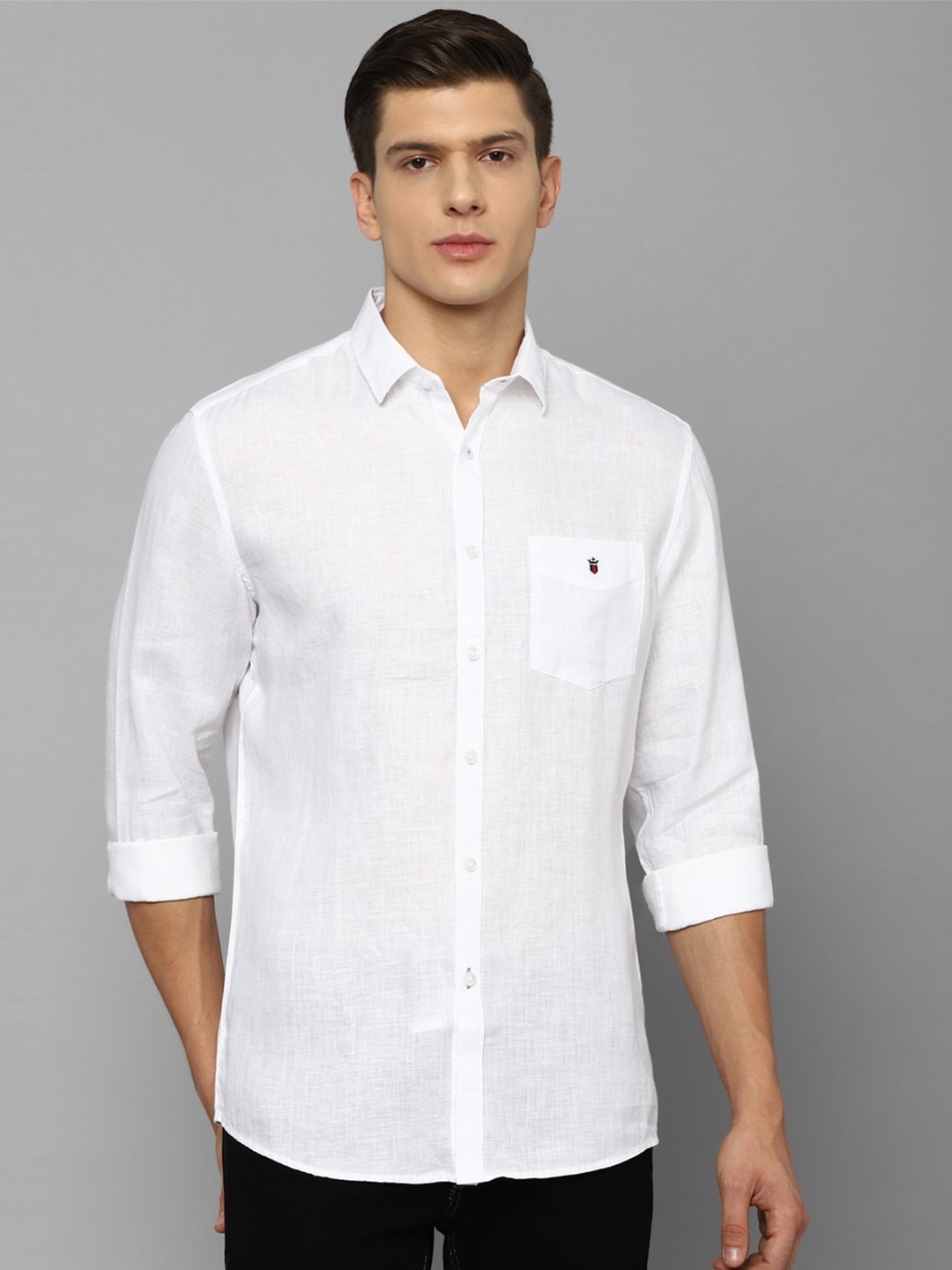 

Louis Philippe Sport Spread Collar Slim Fit Casual Shirt, White