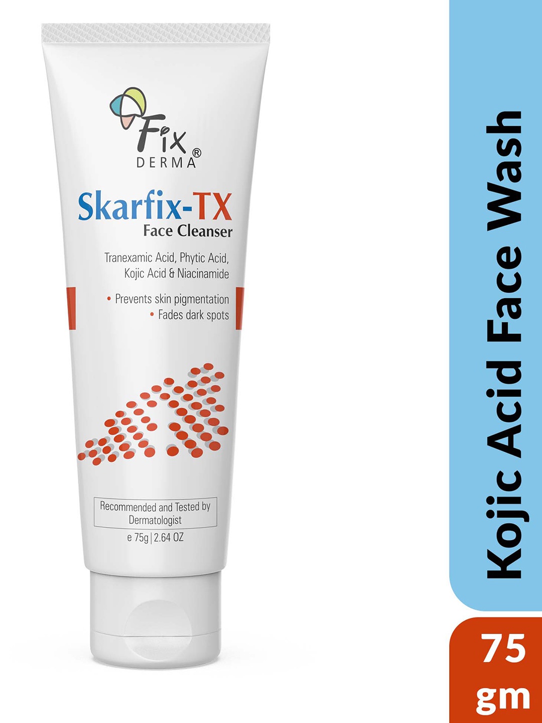 

FIXDERMA Skarfix-TX Face Cleanser - 75 gm, White