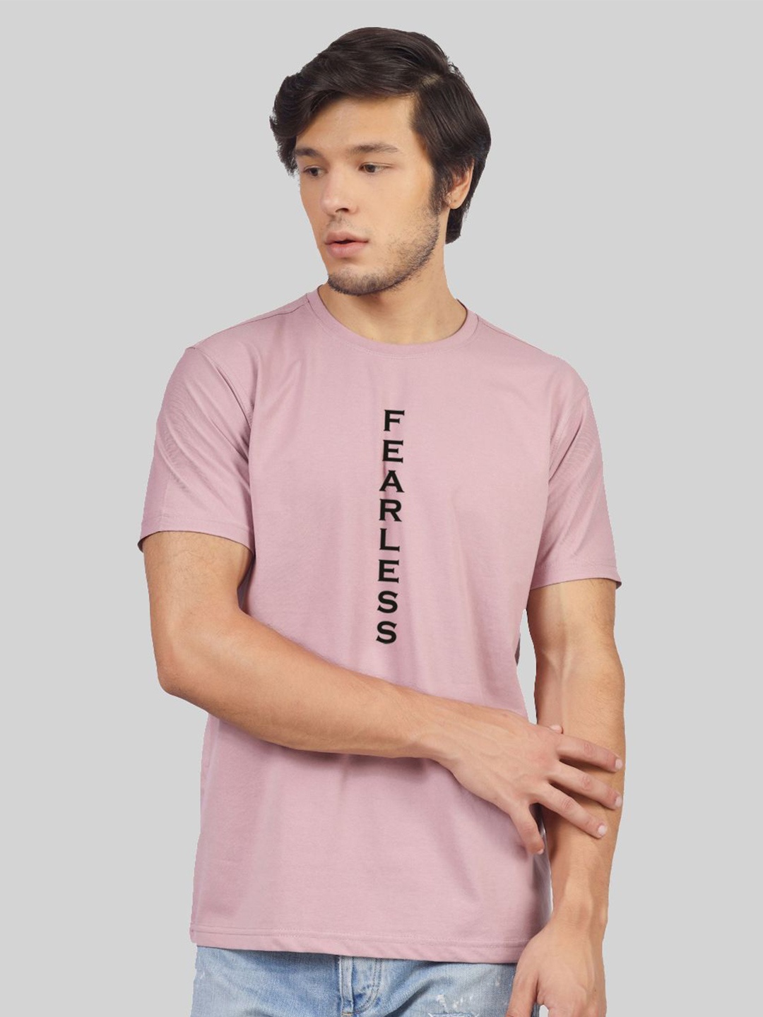 

Greylongg Yorksteadd 2076 Men Graphic Printed Round Neck Typography T-shirt, Purple