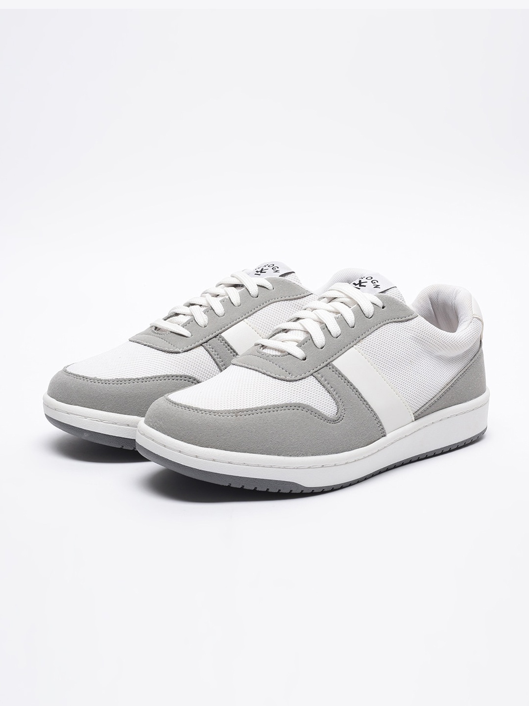 

WROGN Men Round Toe Comfort Insole Sneakers, White