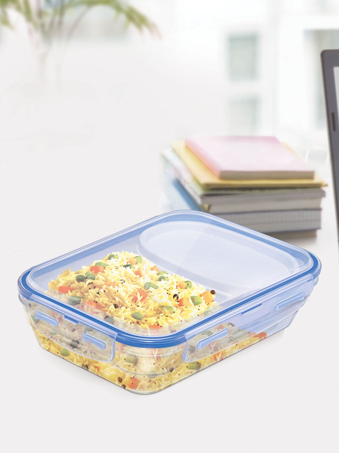 

Milton Kids Transparent Fun Treat Plastic Tiffin Box 1.120 L
