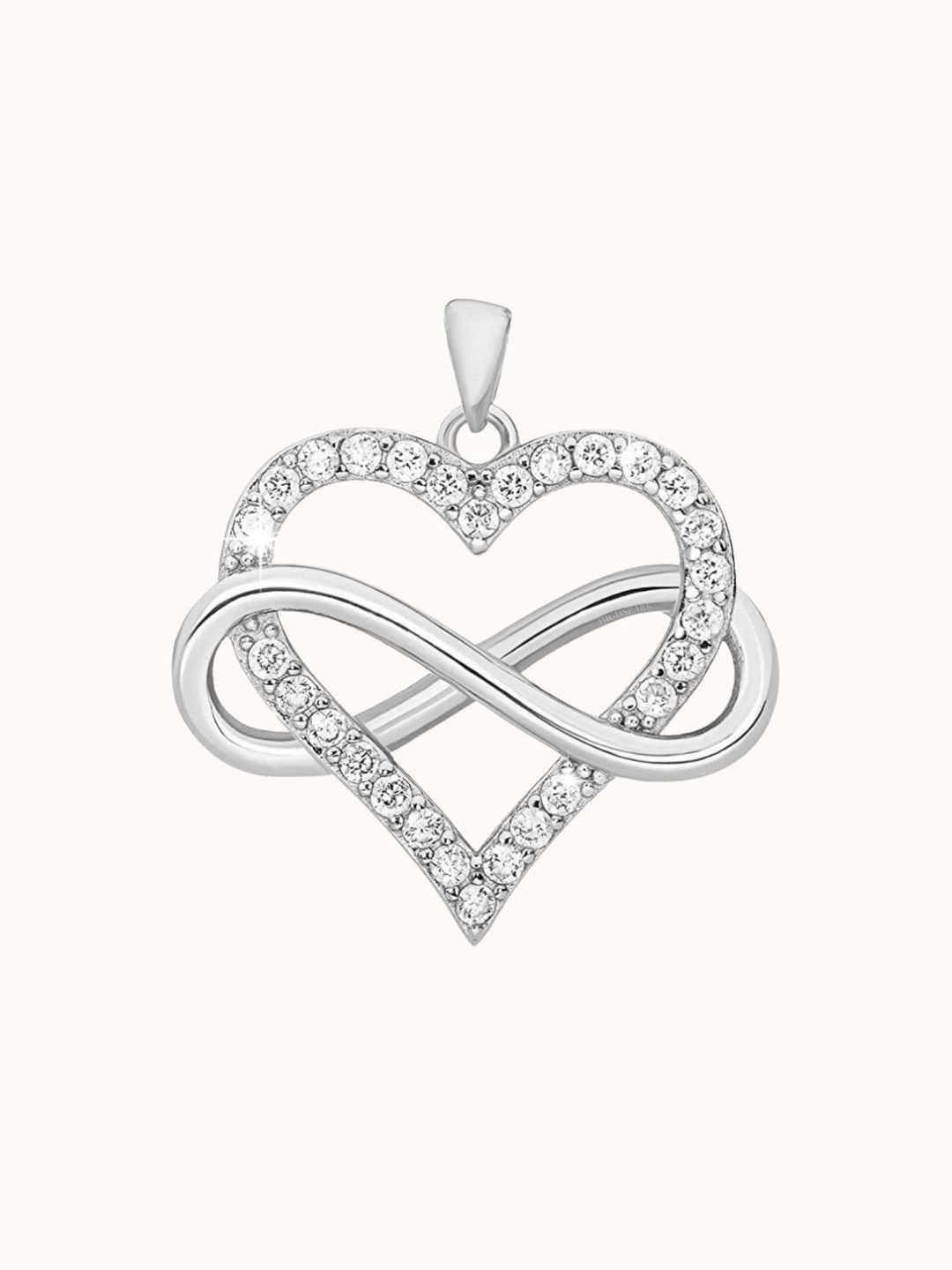 

HighSpark 925 Silver Sterling Intertwined Infinite Love Pendant