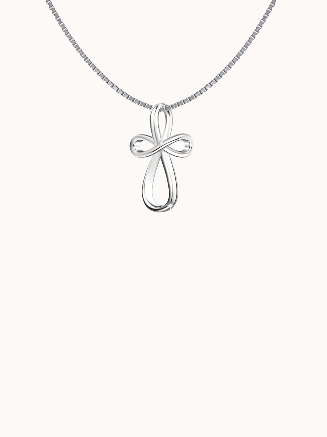 

HighSpark 925 Sterling Silver Cubic Zirconia Quirky Pendant With Chain