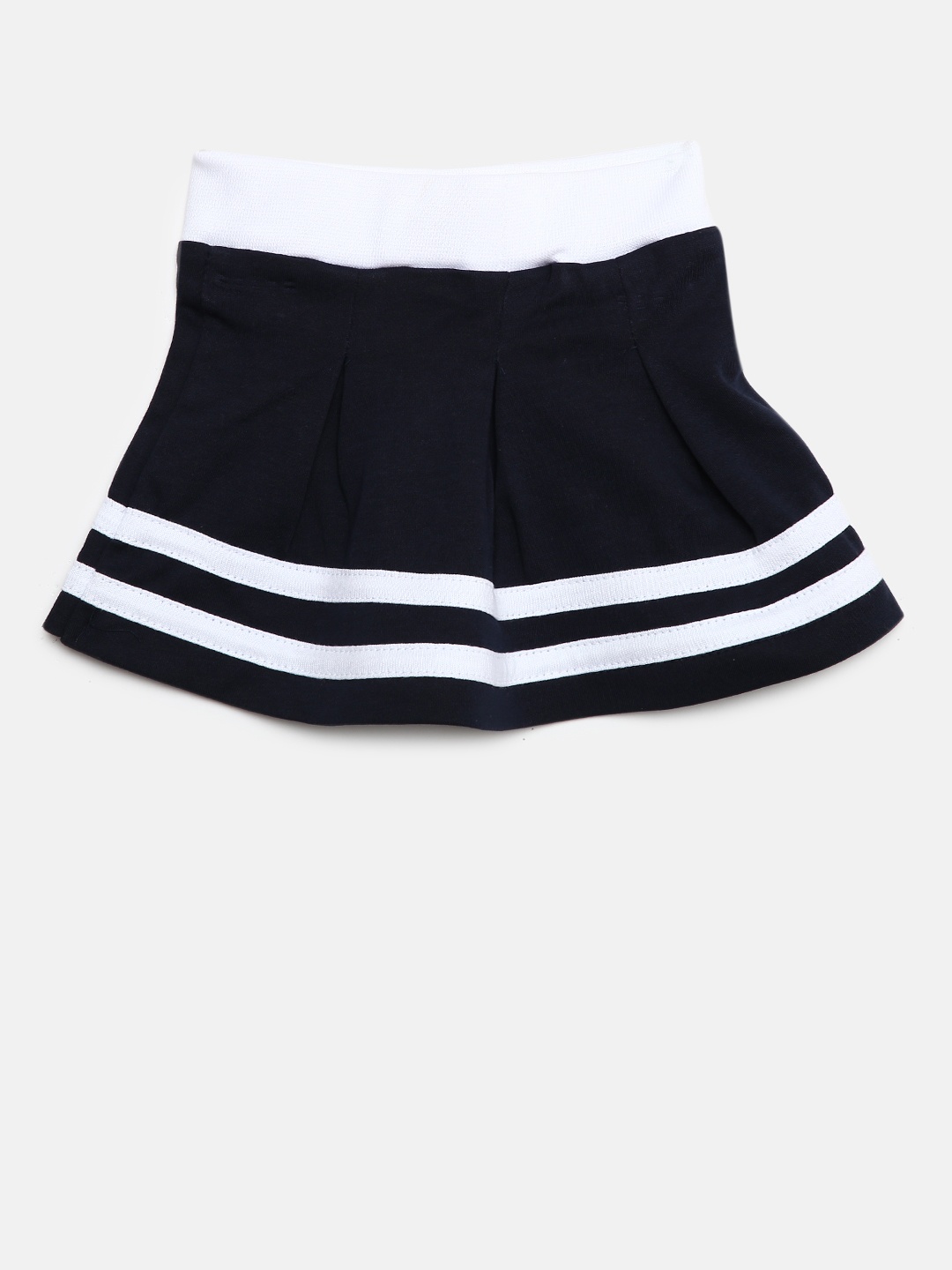 

Gini and Jony Girls Navy Solid A-Line Skirt, Navy blue