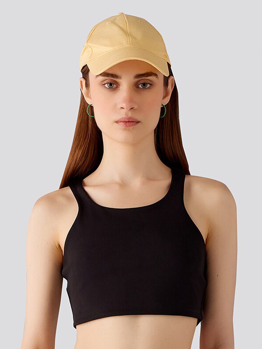 

Muvazo Round Neck Tank Regular Top, Black