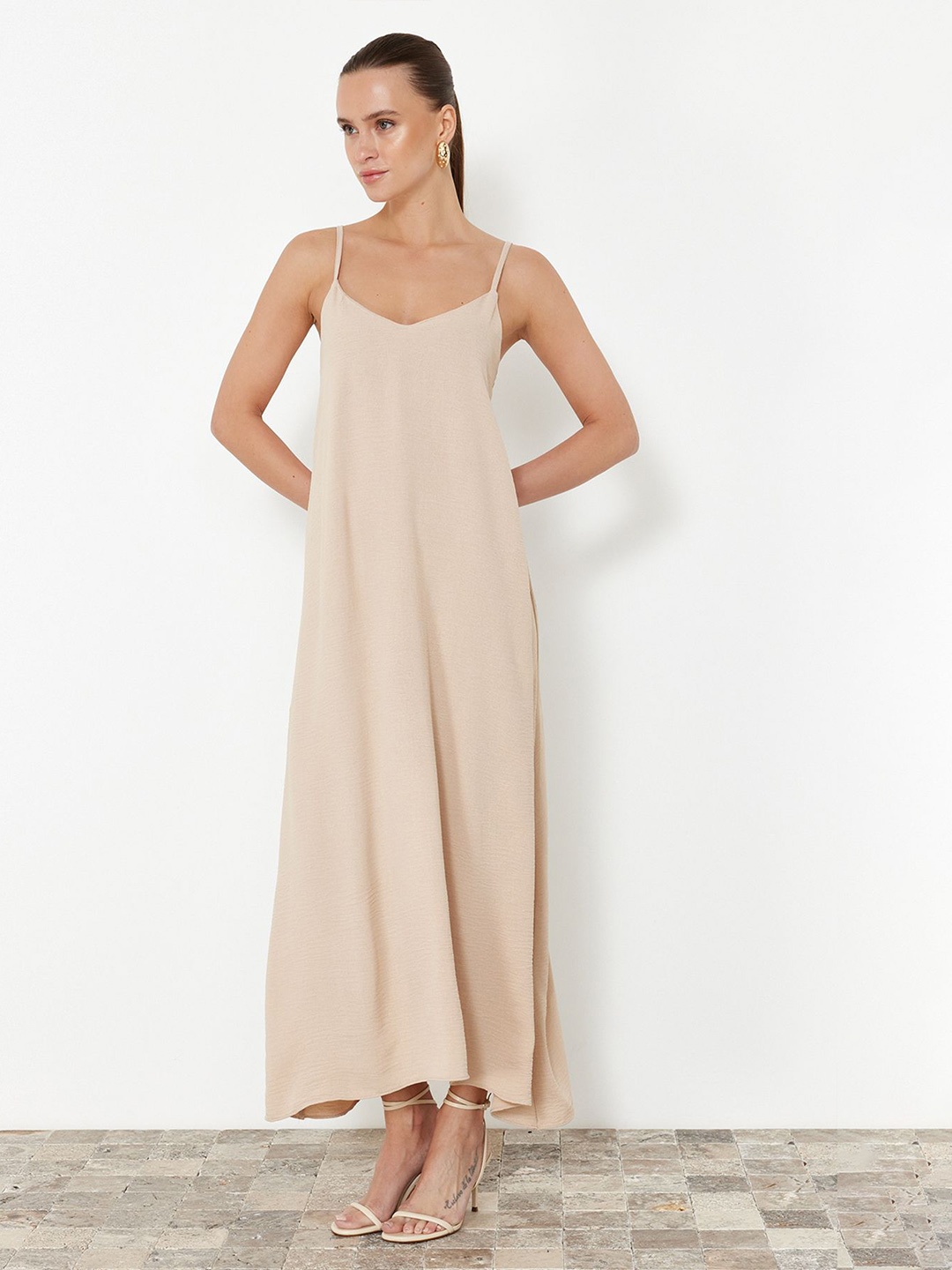 

Trendyol Maxi Dress, Beige