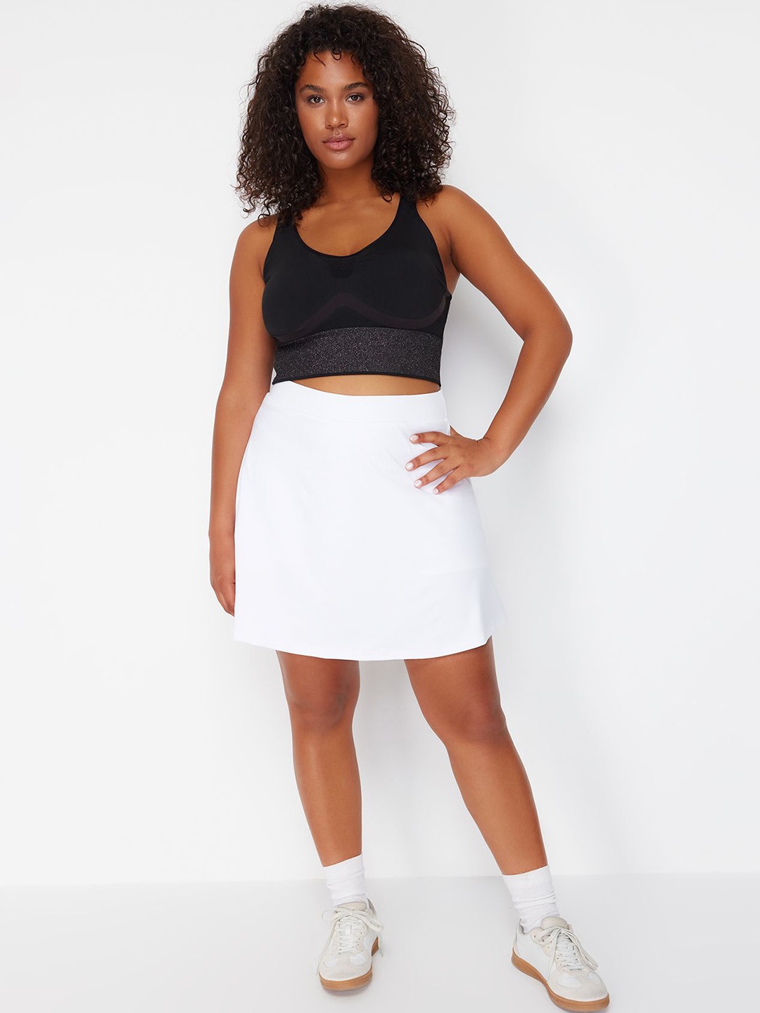 

Trendyol Women Mid-Rise Skirt, White
