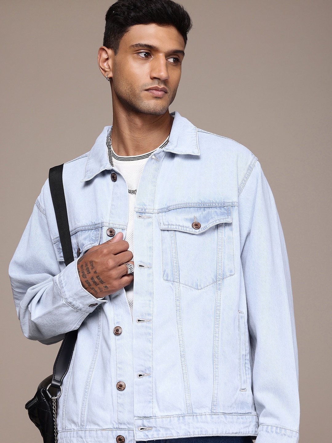 

The Roadster Life Co. Pure Cotton Denim Jacket, Blue