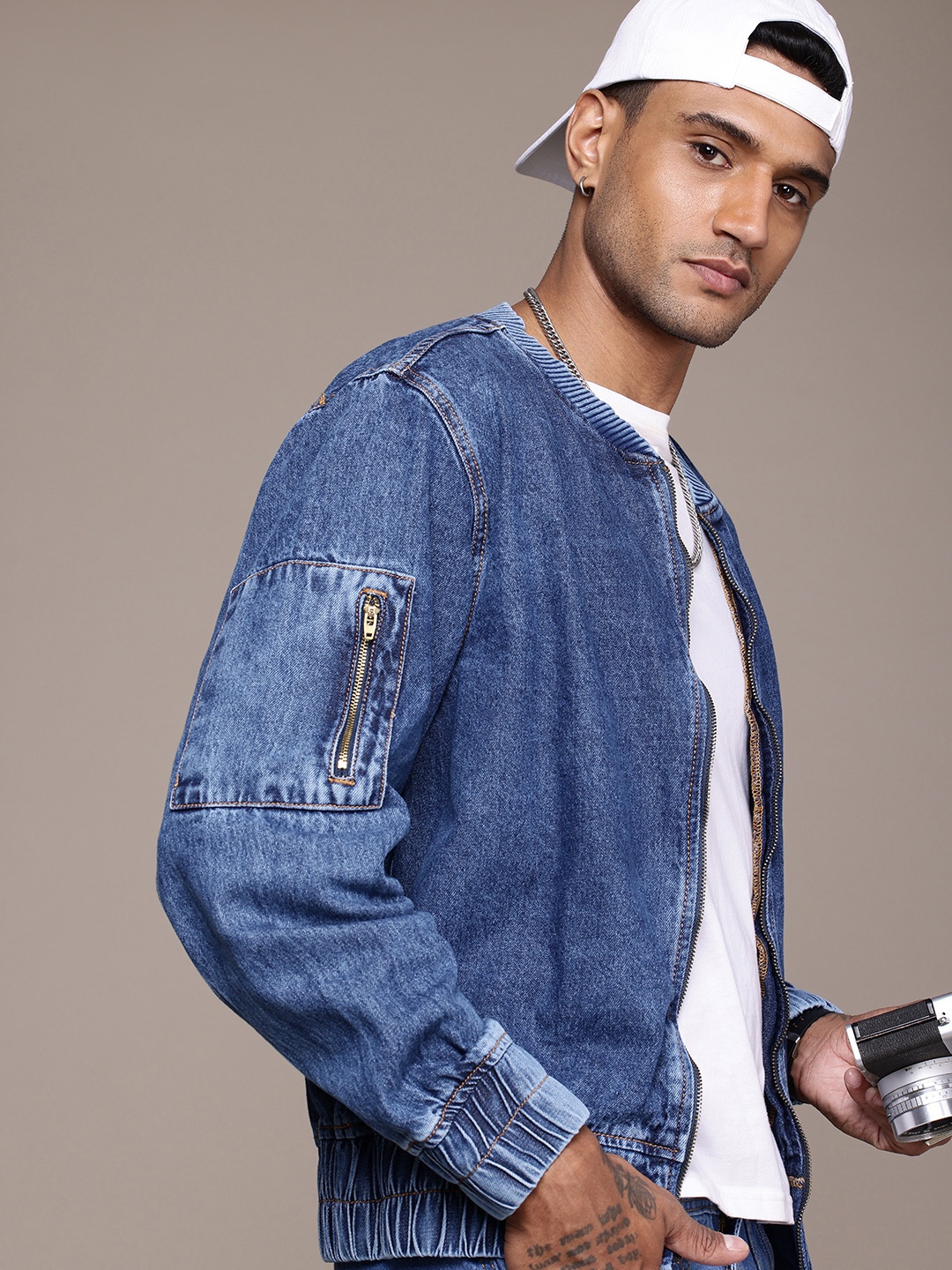 

The Roadster Life Co. Pure Cotton Denim Jacket, Blue