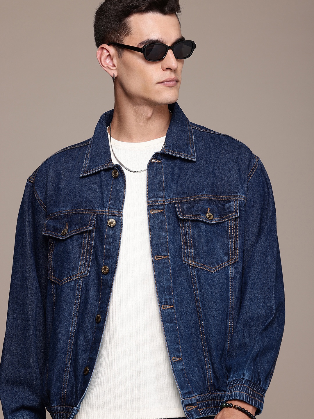 

The Roadster Life Co. Pure Cotton Denim Jacket, Blue