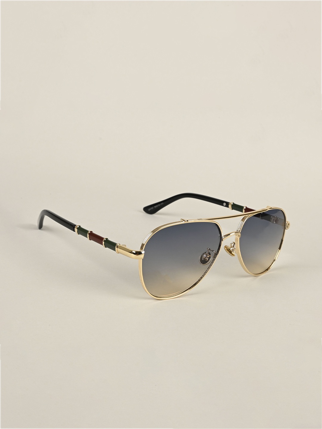 

IDOR Unisex Aviator Sunglasses With UV Protected Lens IDOR-787-GRDBLU, Blue