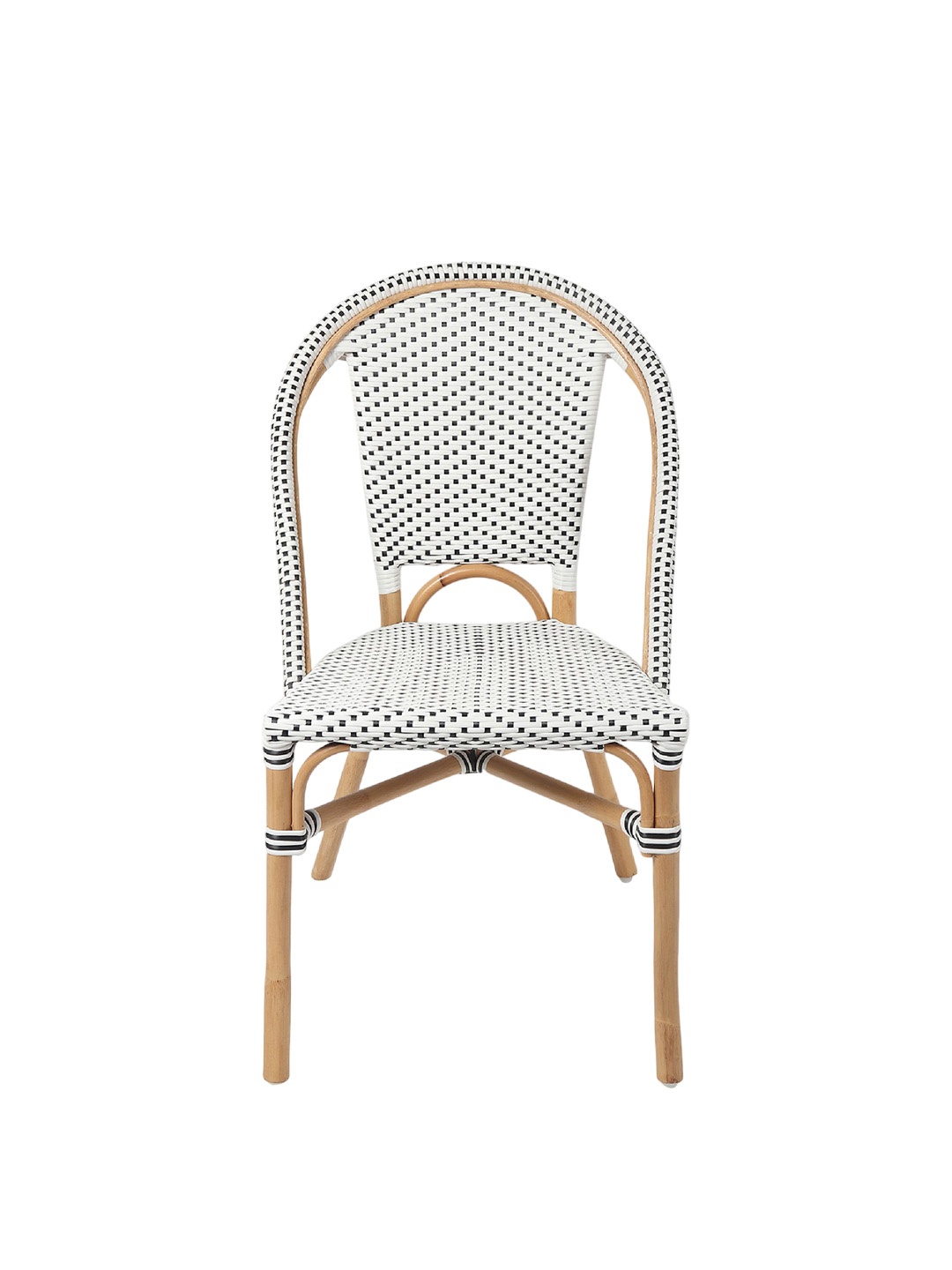 

HABERE INDIA White & Brown Bamboo Outdoor Chairs