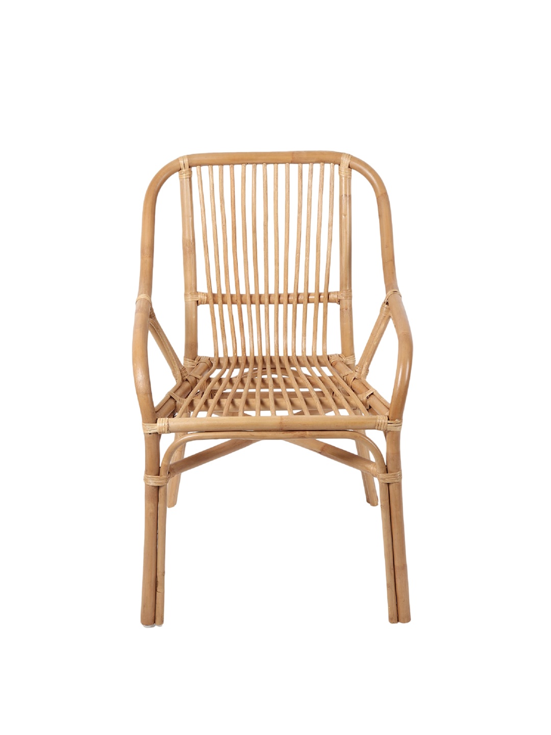 

HABERE INDIA Beige Bamboo Rattan Chair