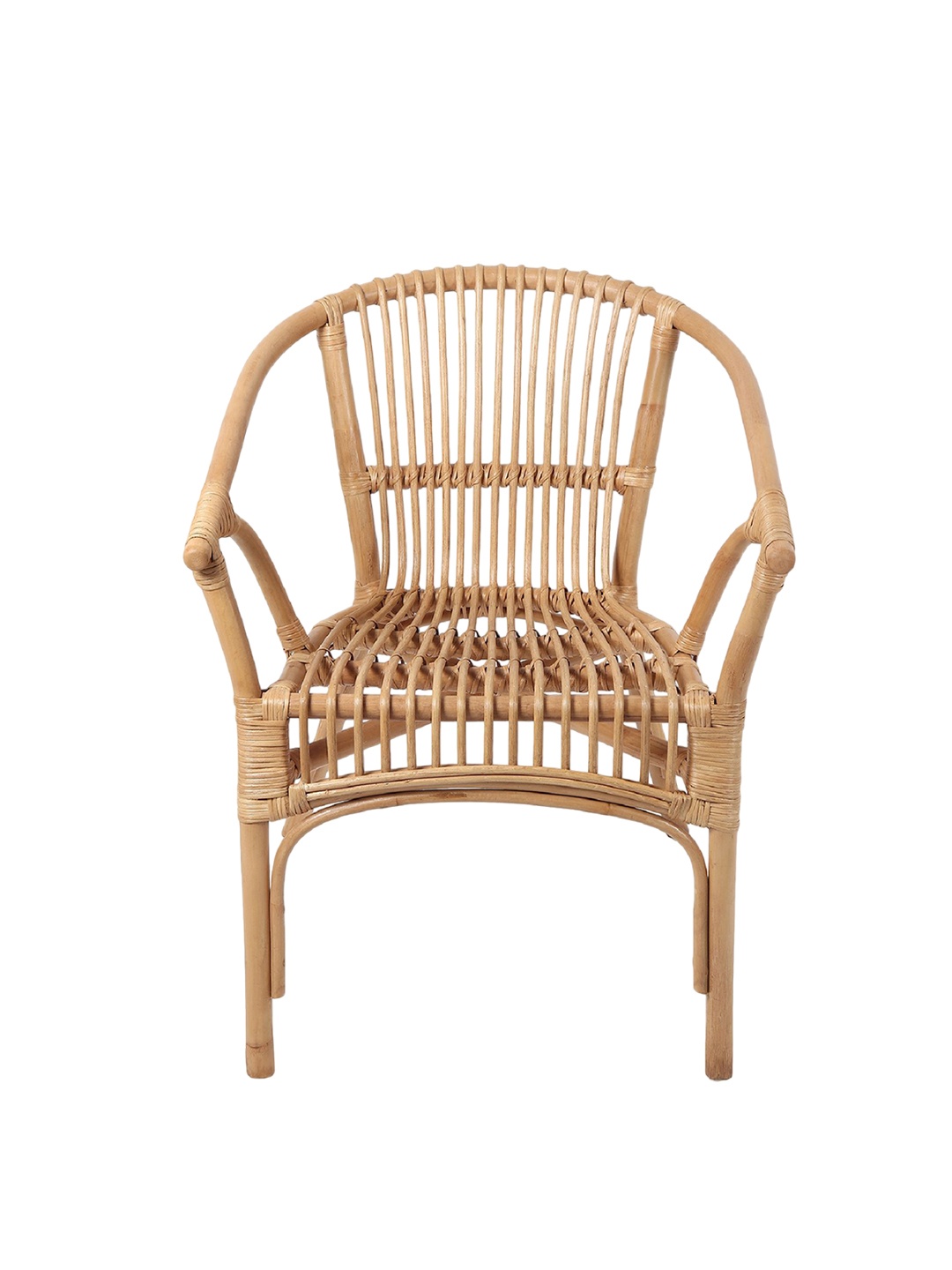 

HABERE INDIA Beige Bamboo Rattan Chair