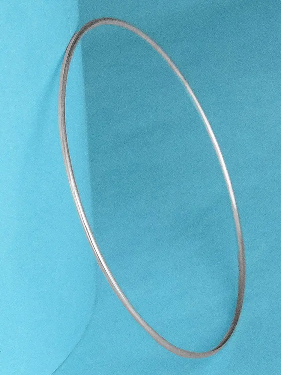

Unniyarcha 92.5 Silver Minimal Plain Bangle