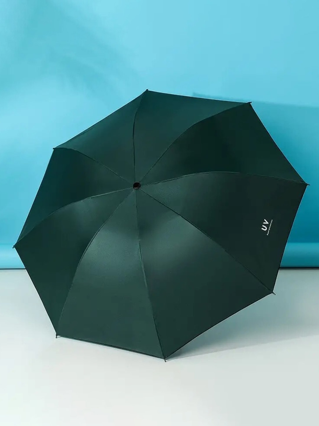 

Sasimo Unisex Semi-Automatic 3 Fold Umbrellas, Green
