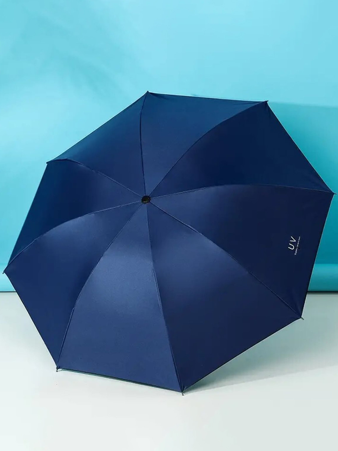 

Sasimo Unisex Semi-Automatic 3 Fold Umbrellas, Navy blue