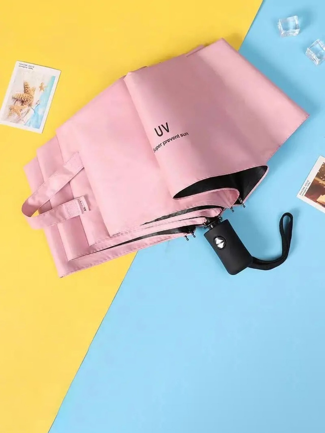 

Sasimo Semi-Automatic 3 Fold Umbrella, Pink