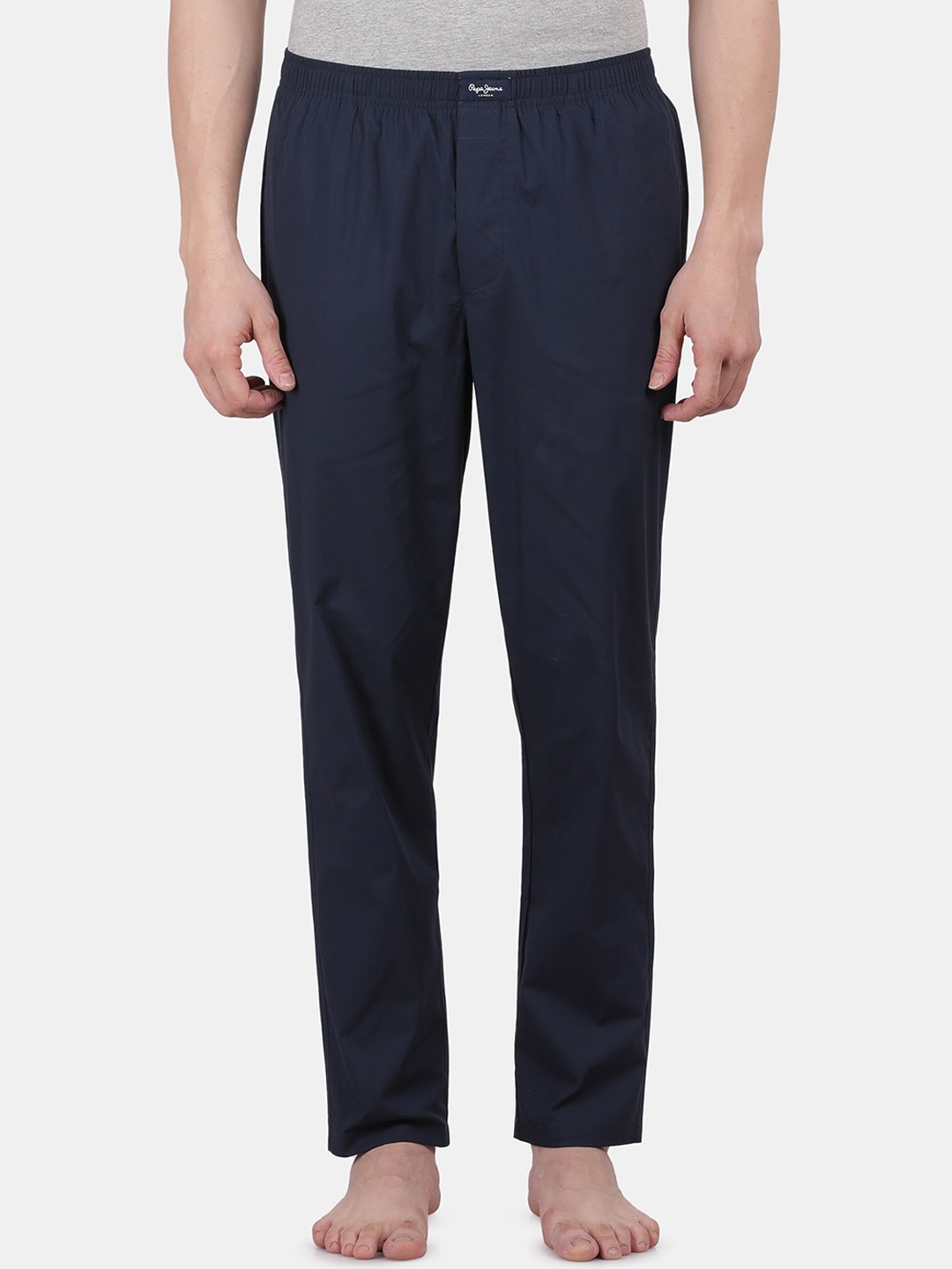 

Pepe Jeans Men Straight Lounge Pants, Blue