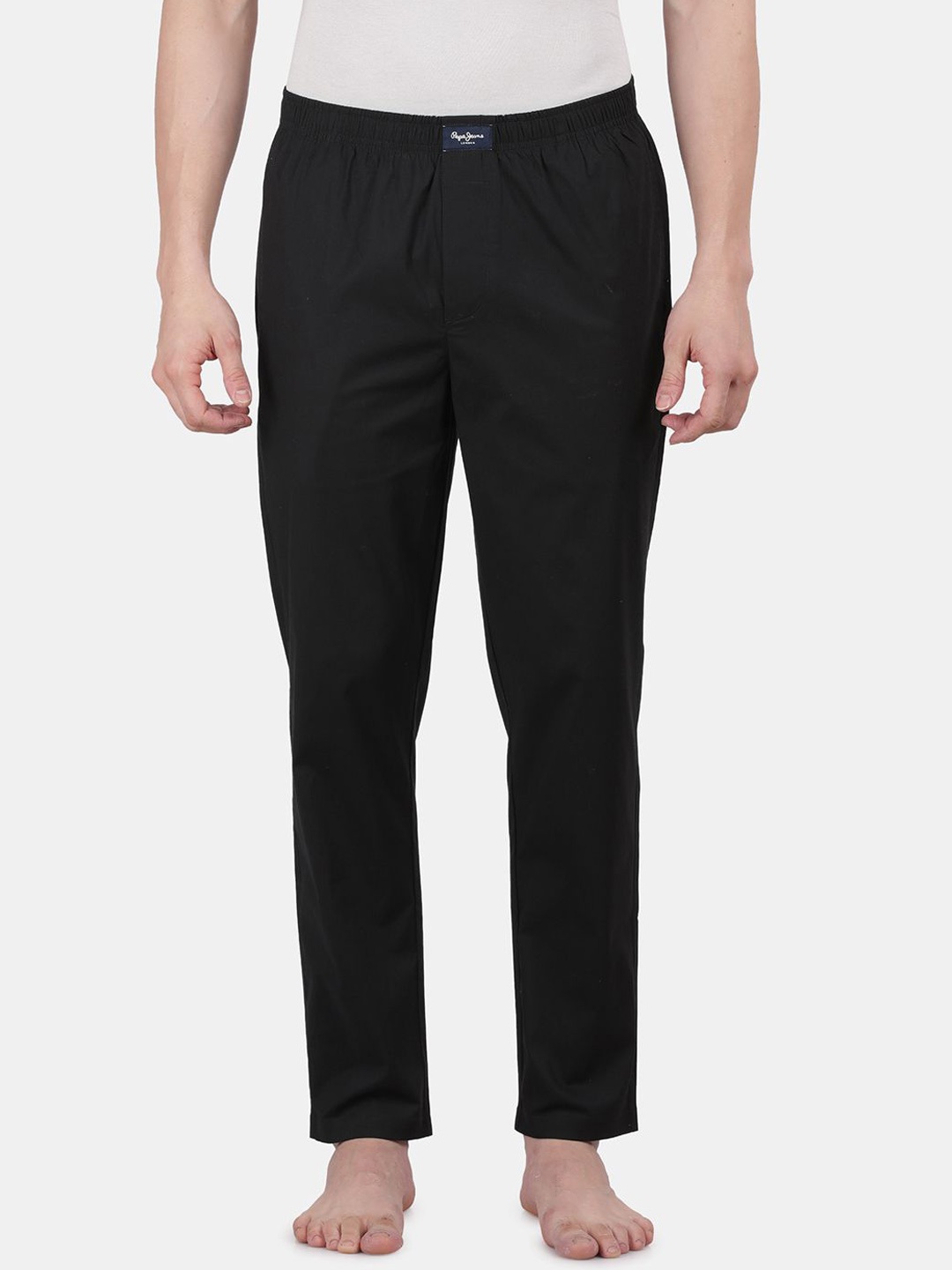 

Pepe Jeans Men Mid Rise Lounge Pants, Black