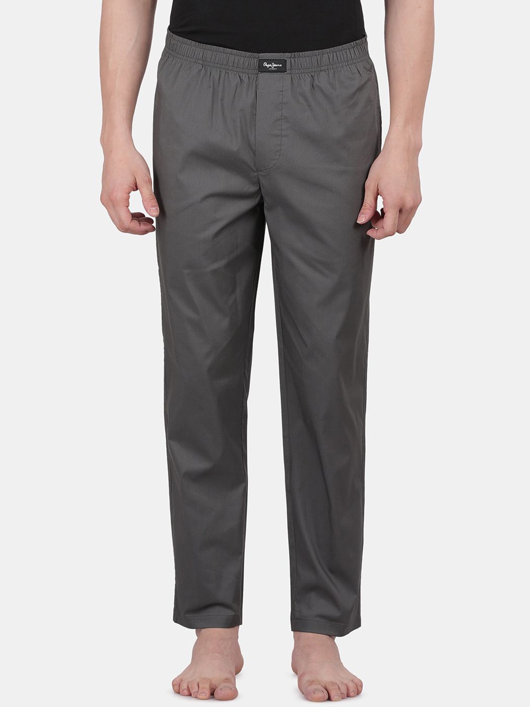 

Pepe Jeans Men Mid Rise Lounge Pants, Grey