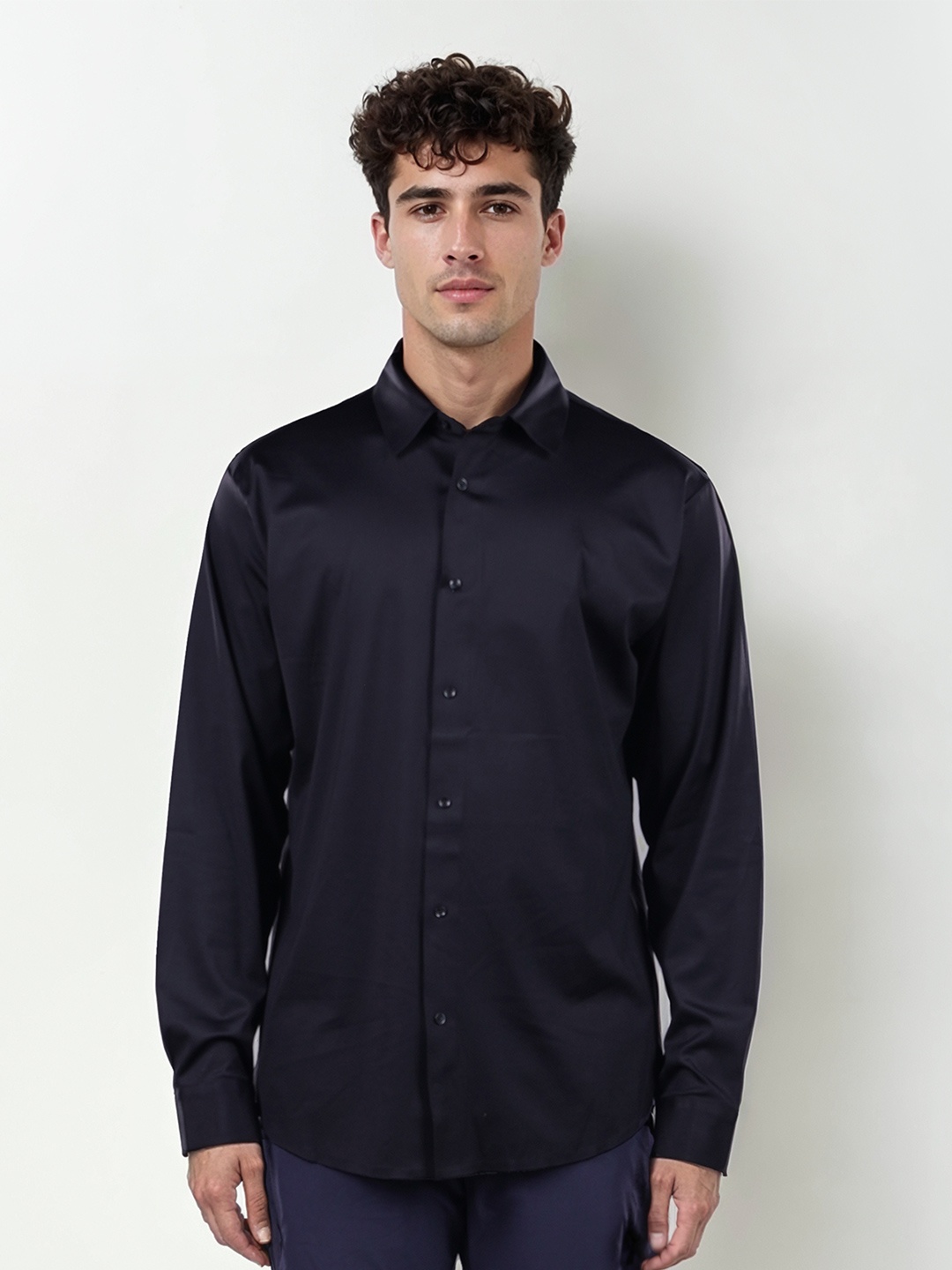 

Celio Classic Opaque Formal Shirt, Black