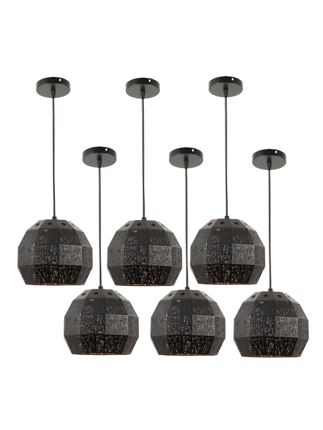 

ELIANTE Black 6 Pieces Contemporary Ceiling Lamp