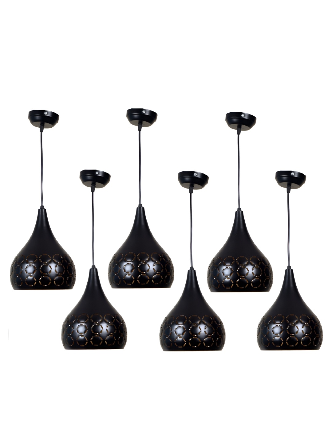 

ELIANTE Black 6 Pieces Contemporary Ceiling Lamp