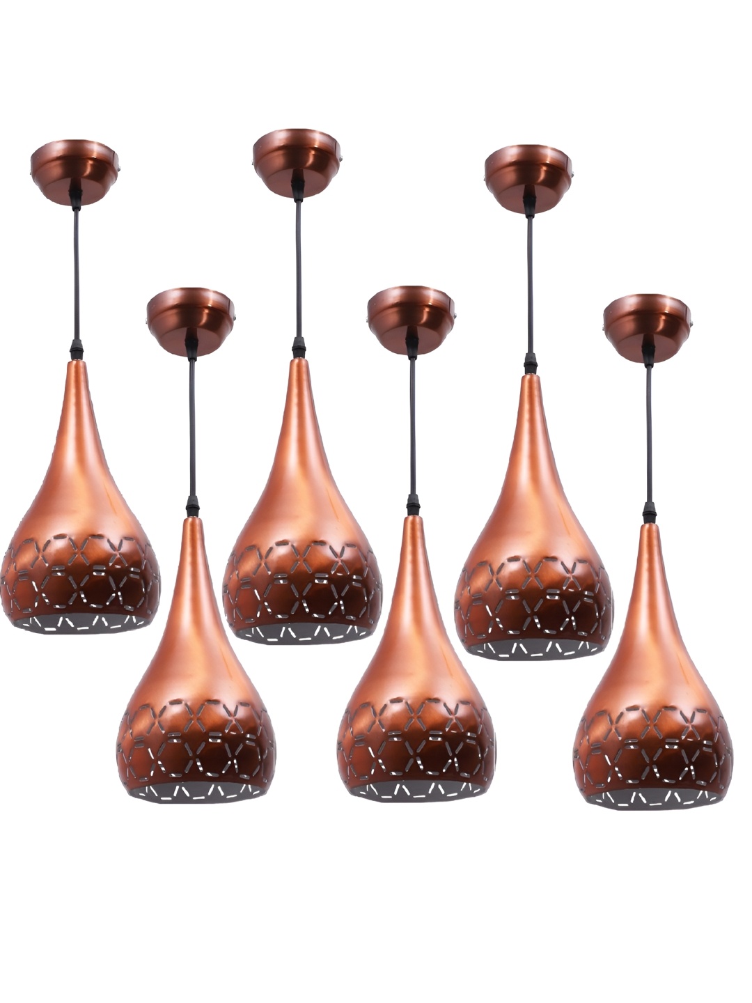 

ELIANTE Copper-Toned 6 Pcs Contemporary Ceiling Lamps