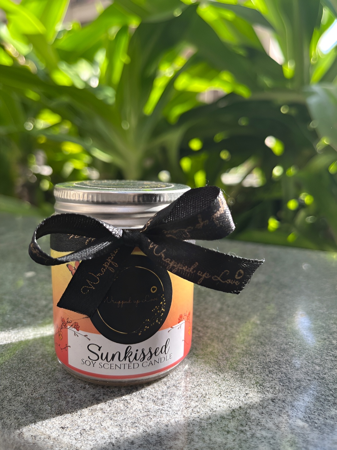 

Wrapped up Love Yellow Sunkissed Soya Scented Jar Candle