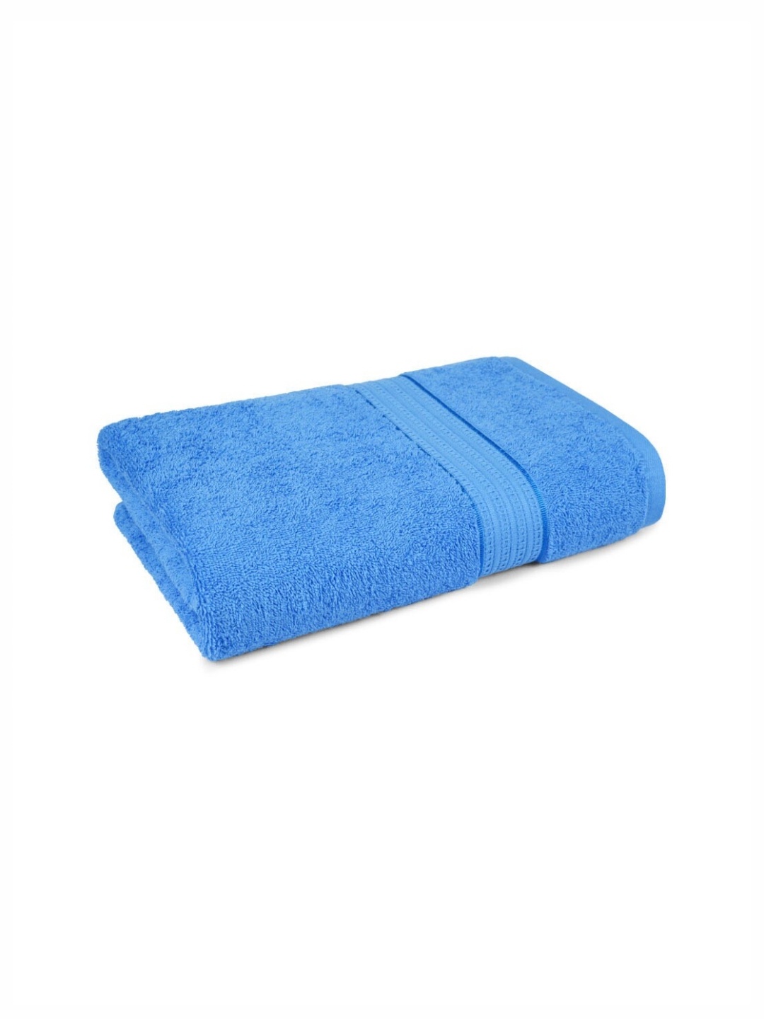 

MYTRIDENT Blue Cotton 450 GSM Bath Towel