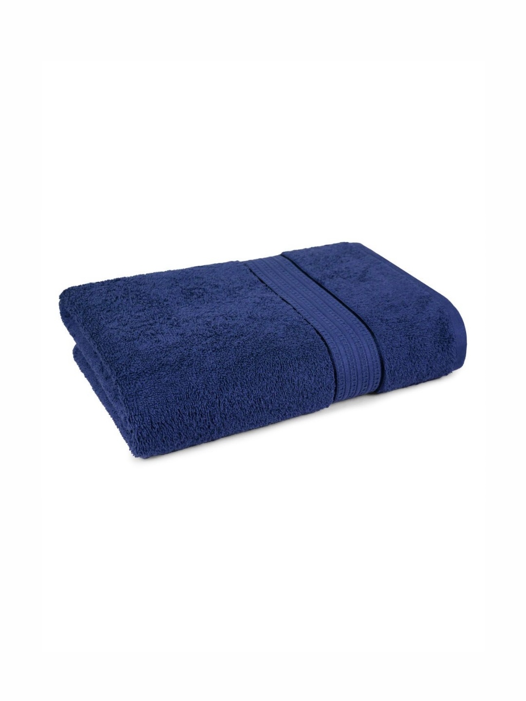 

MYTRIDENT Navy Blue Cotton 450 GSM Bath Towel