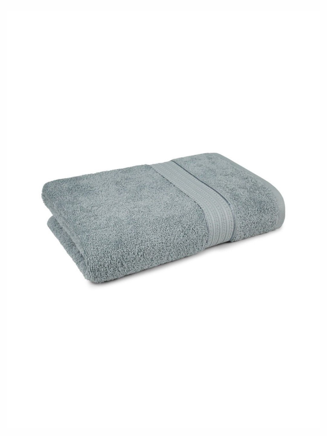 

MYTRIDENT Grey Cotton 450 GSM Bath Towel