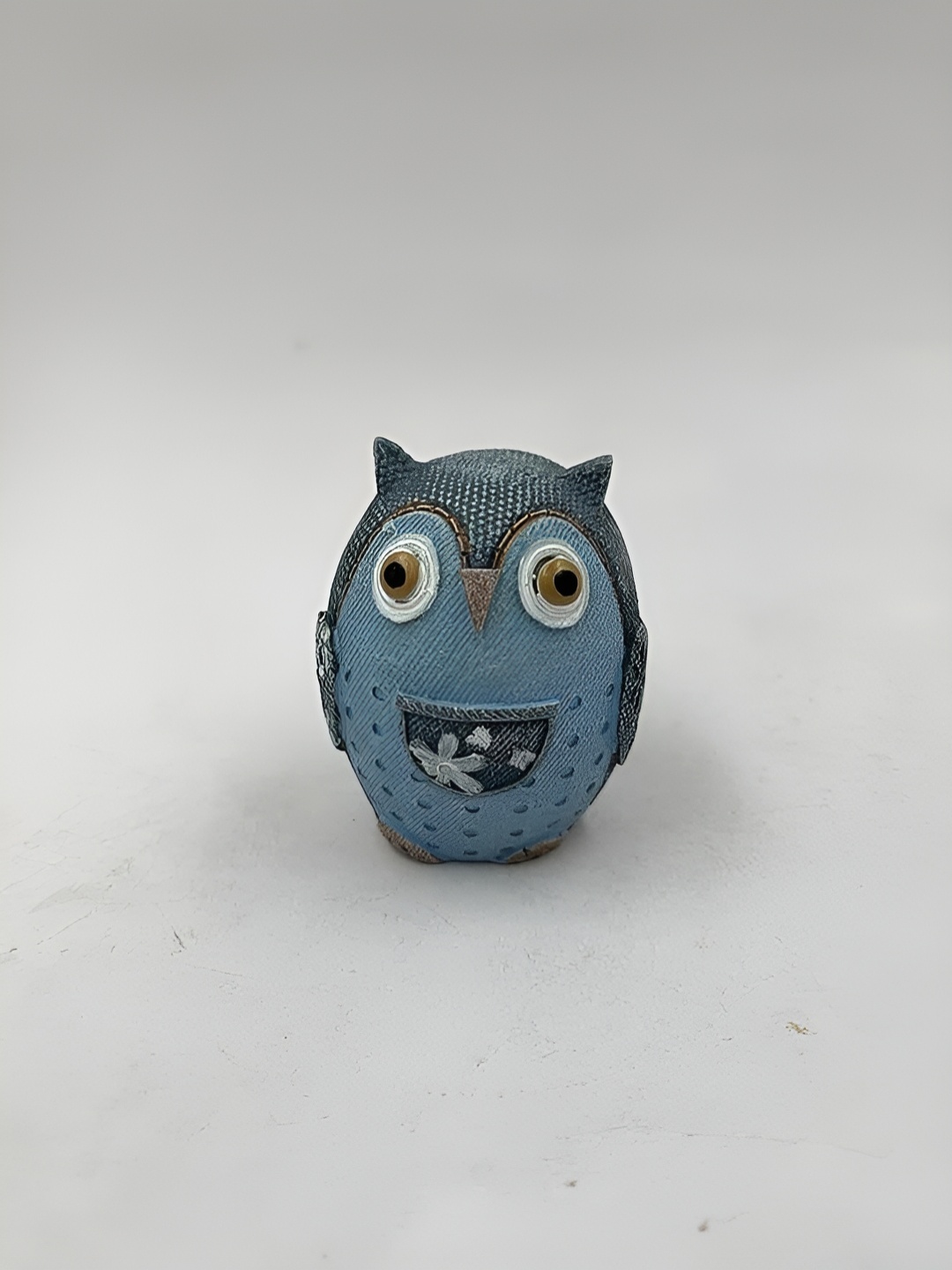 

Aura Blue & Grey Owl Figurine Showpiece