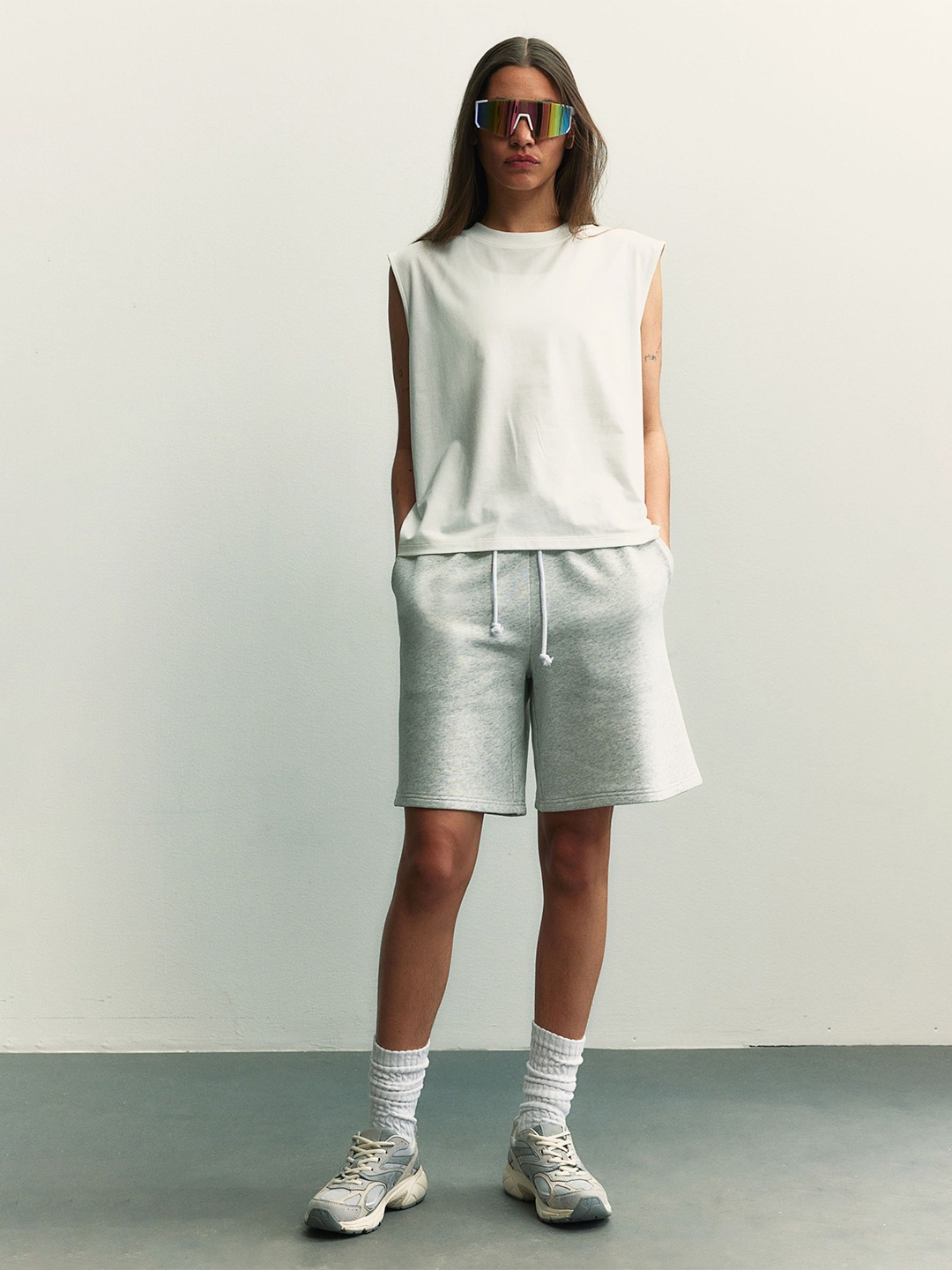 

H&M Drymove Sports Vest Top, White