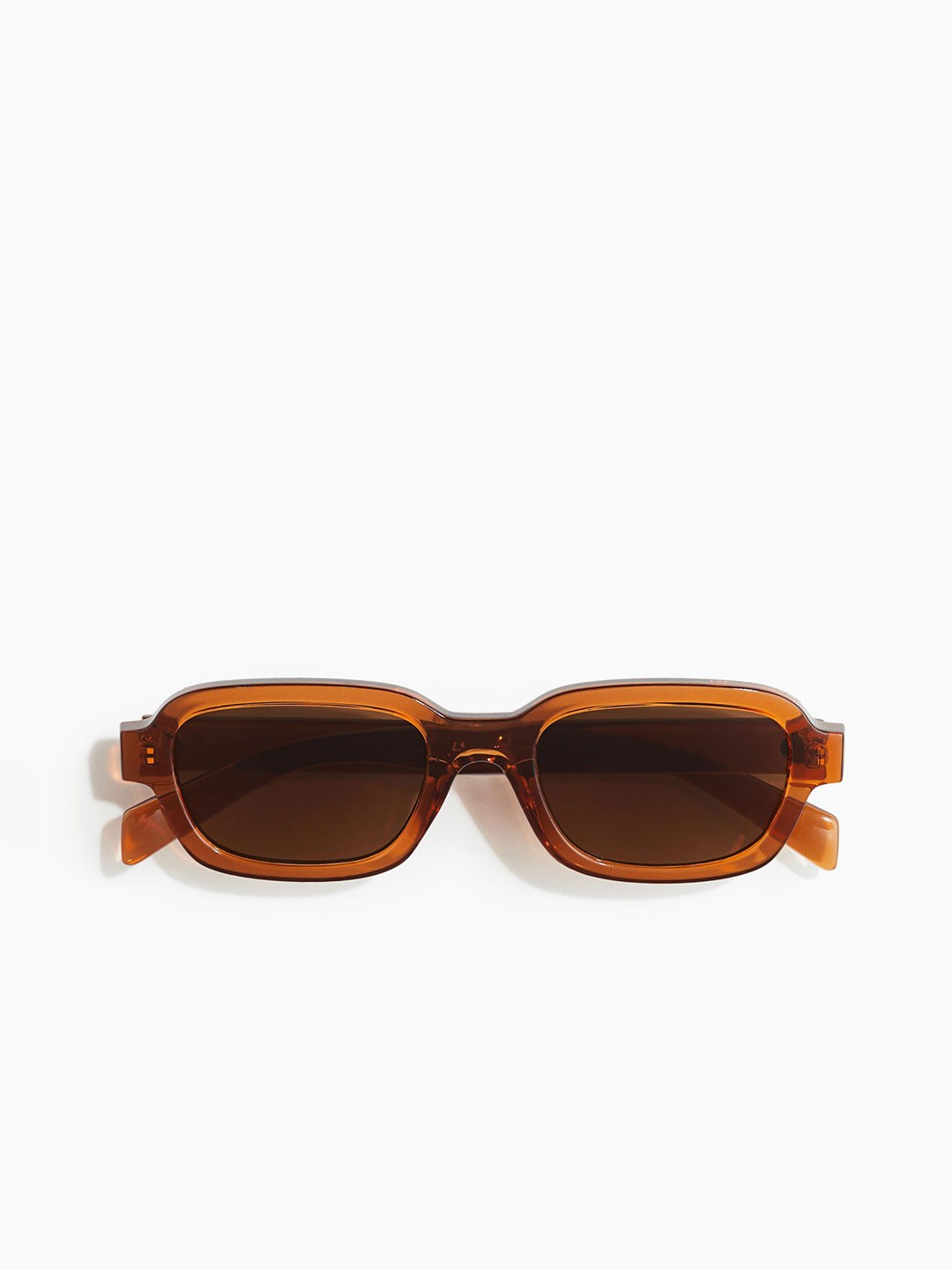 

H&M Men Oval Sunglasses, Brown