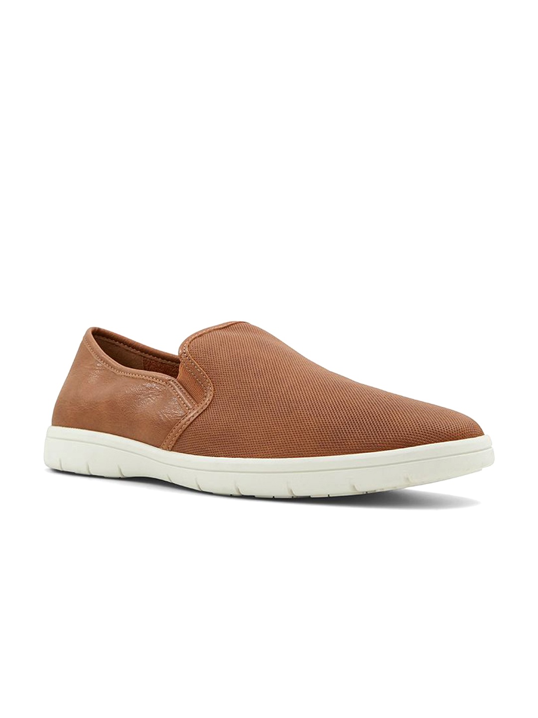 

ALDO Men Sardof Round Toe Comfort Insole Slip-On Sneakers, Tan