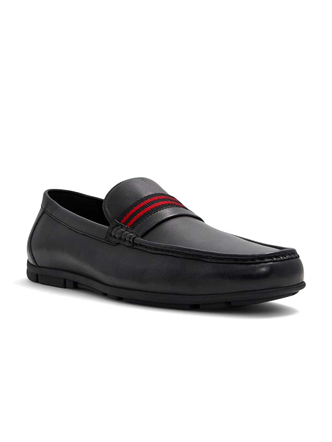 

ALDO Men Borealiss Round Toe Comfort Insole Leather Loafers, Black