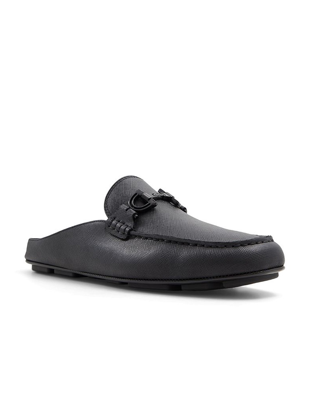 

ALDO Men Leather Mules, Black