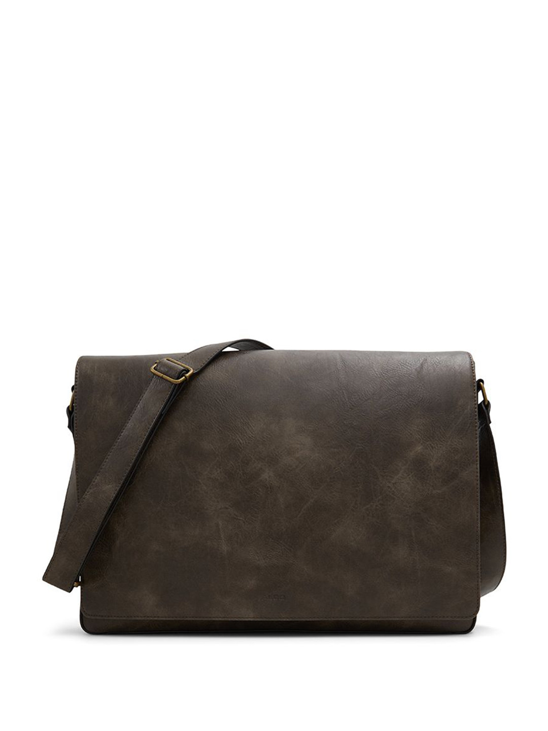 

ALDO Men Printed Messenger Bag, Brown