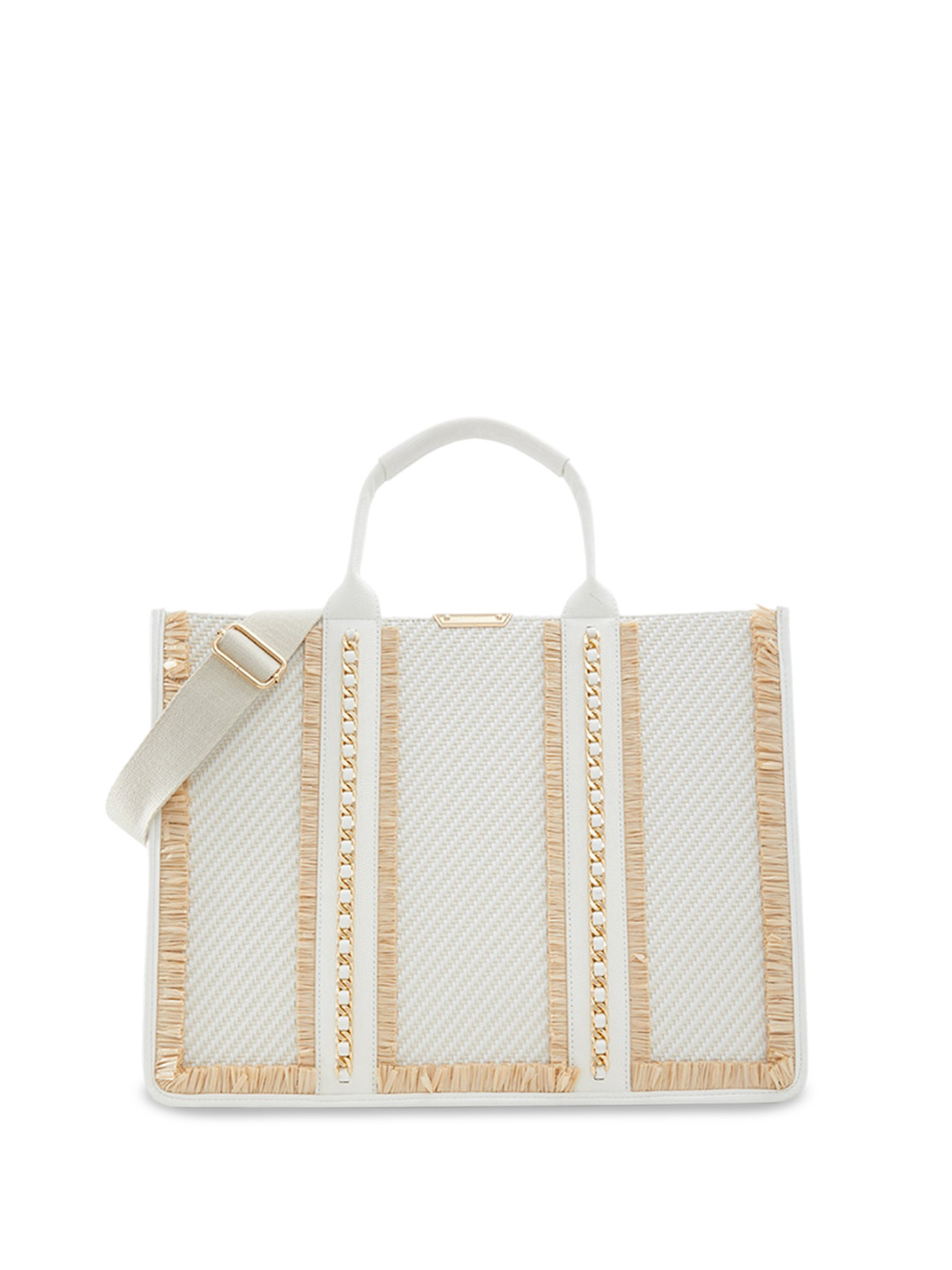 

ALDO Textured Structured Handheld Bag, Off white