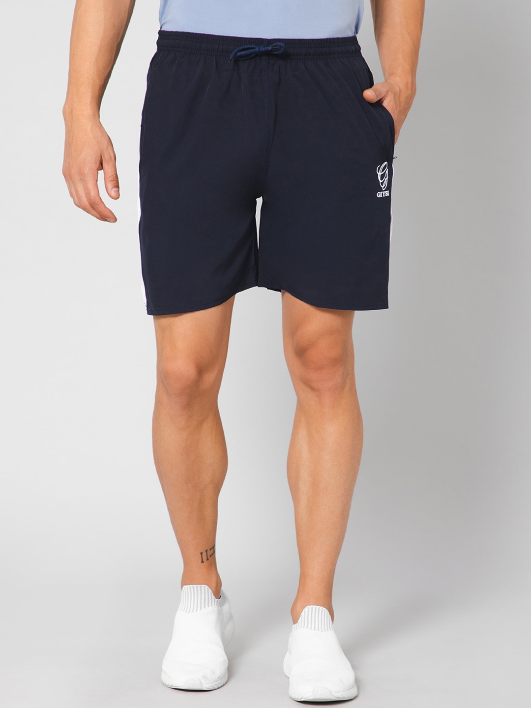 

GIYSI Men Sports Shorts, Navy blue