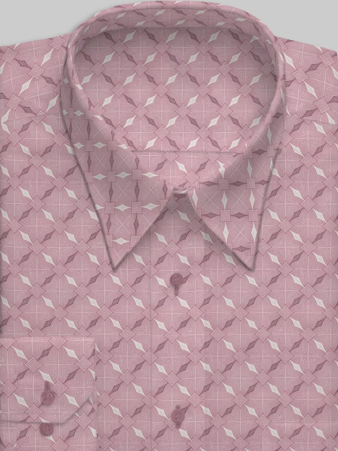 

Ramraj Printed Cotton Shirt Unstitched Fabric, Pink