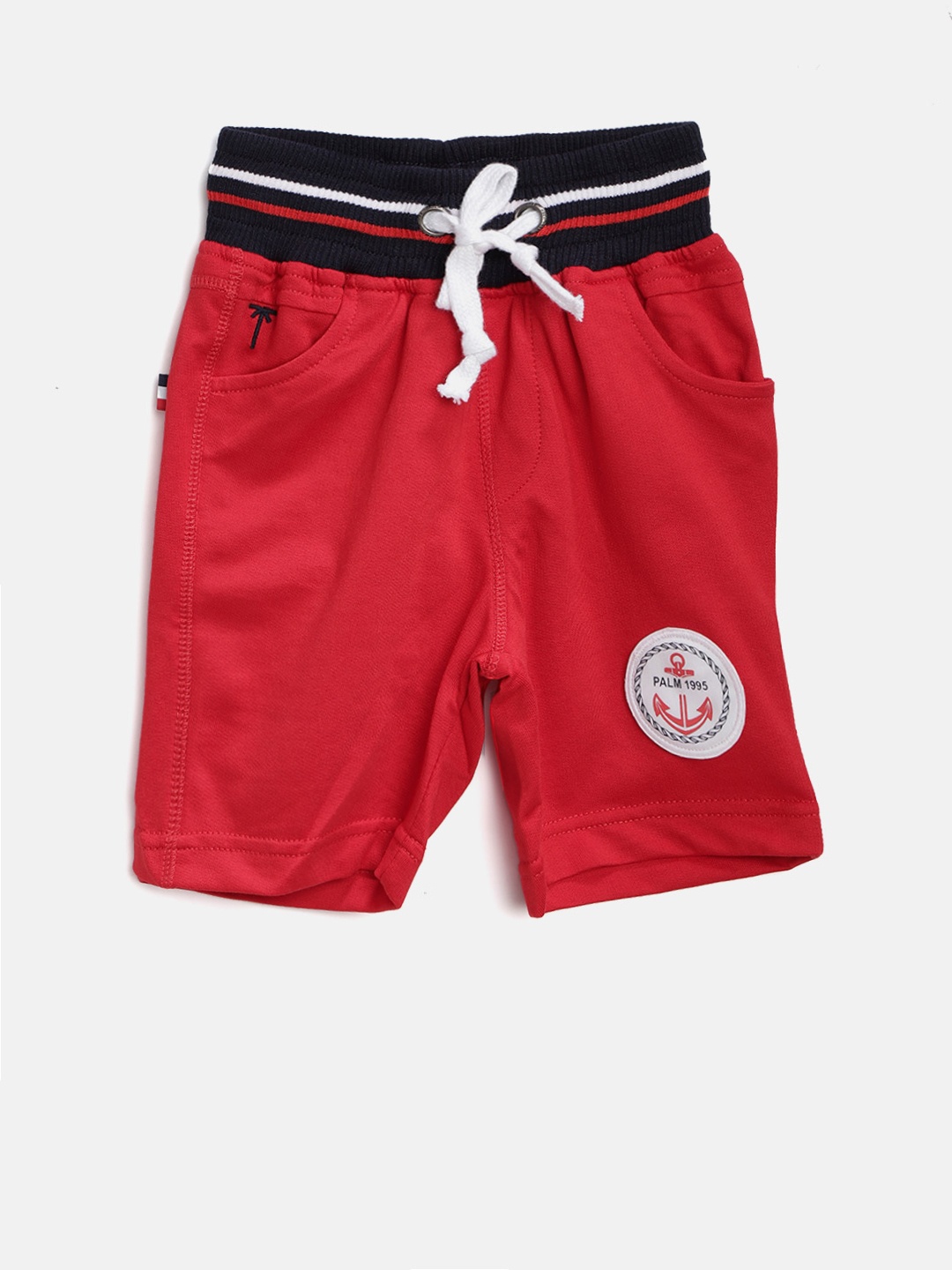 

Palm Tree Boys Red Solid Regular Fit Regular Shorts
