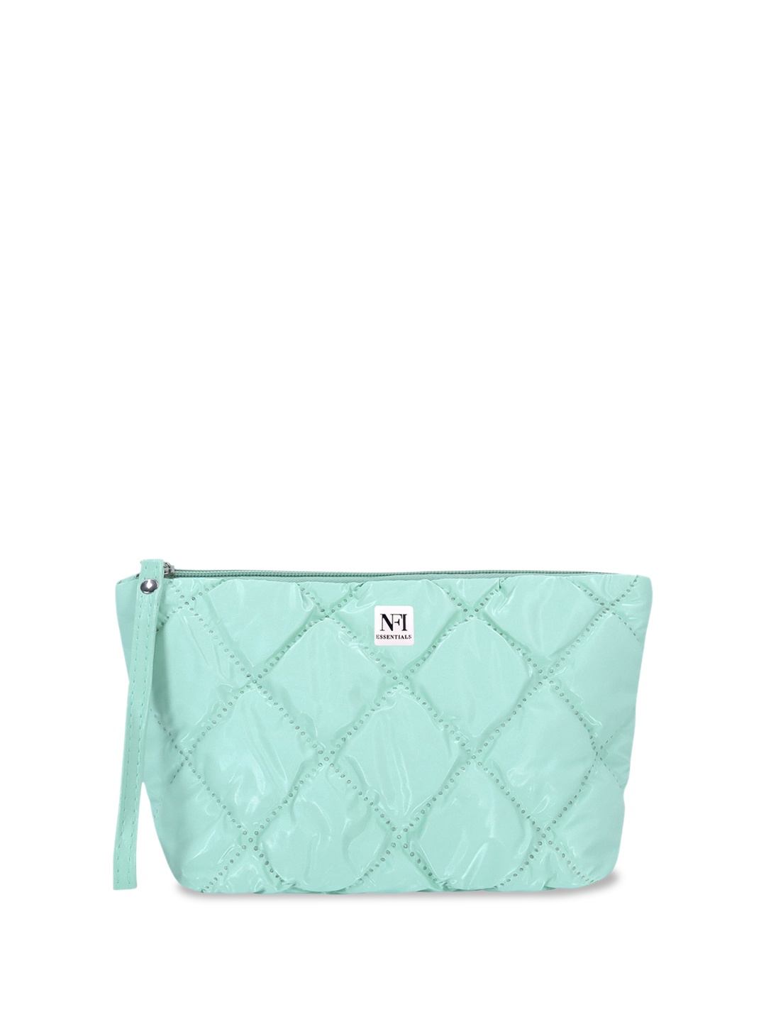 

NFI essentials Textured Makeup Pouch - Turquoise Blue