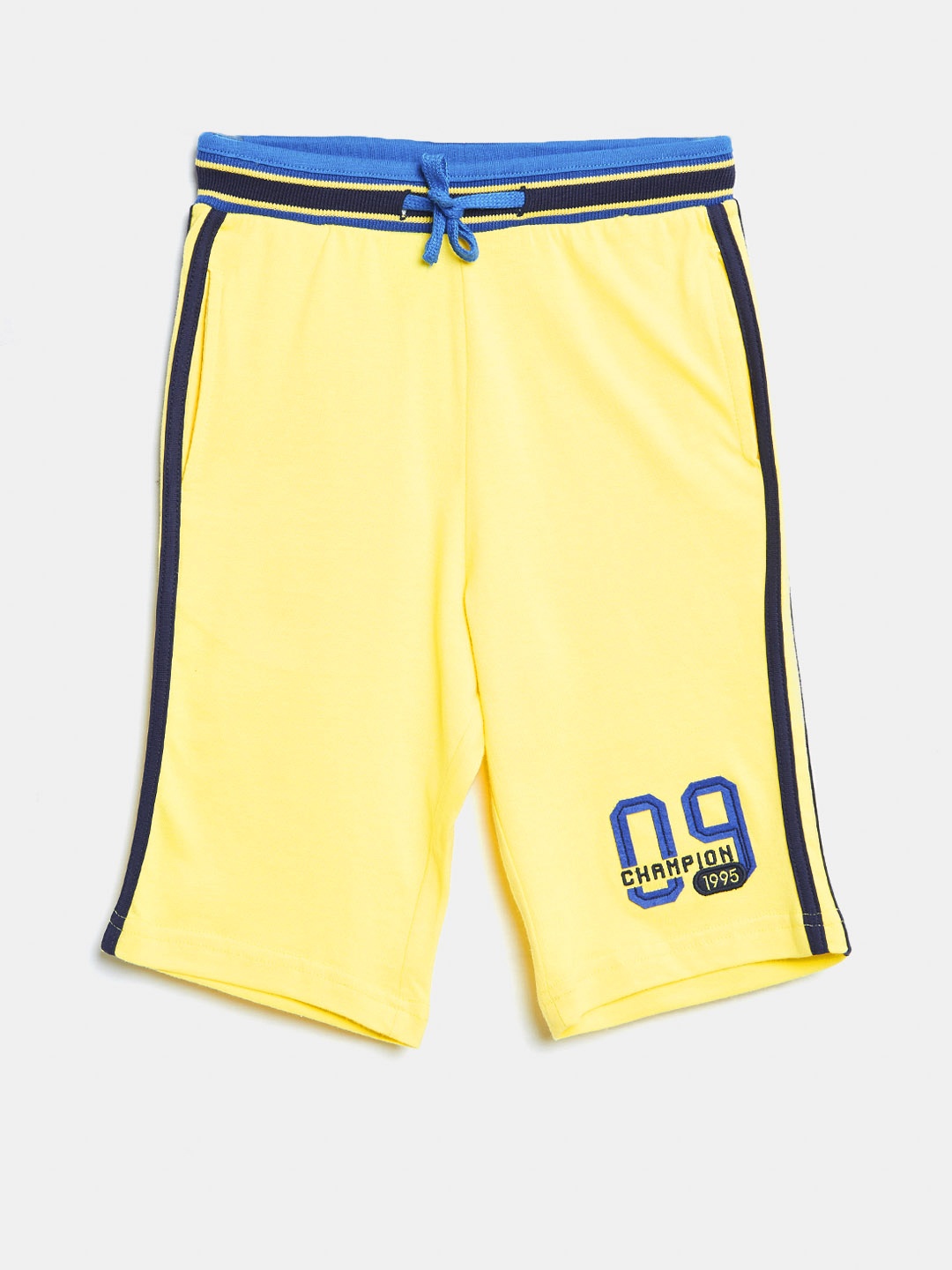 

Palm Tree Boys Yellow Solid Regular Shorts