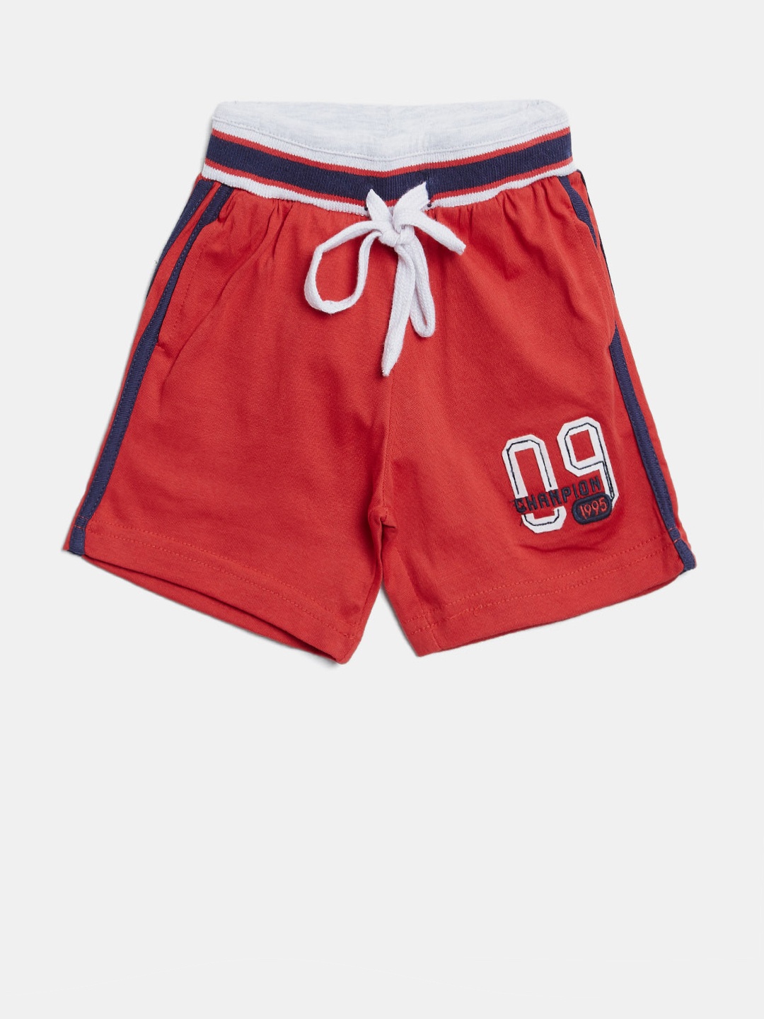 

Palm Tree Boys Red Solid Regular Fit Shorts